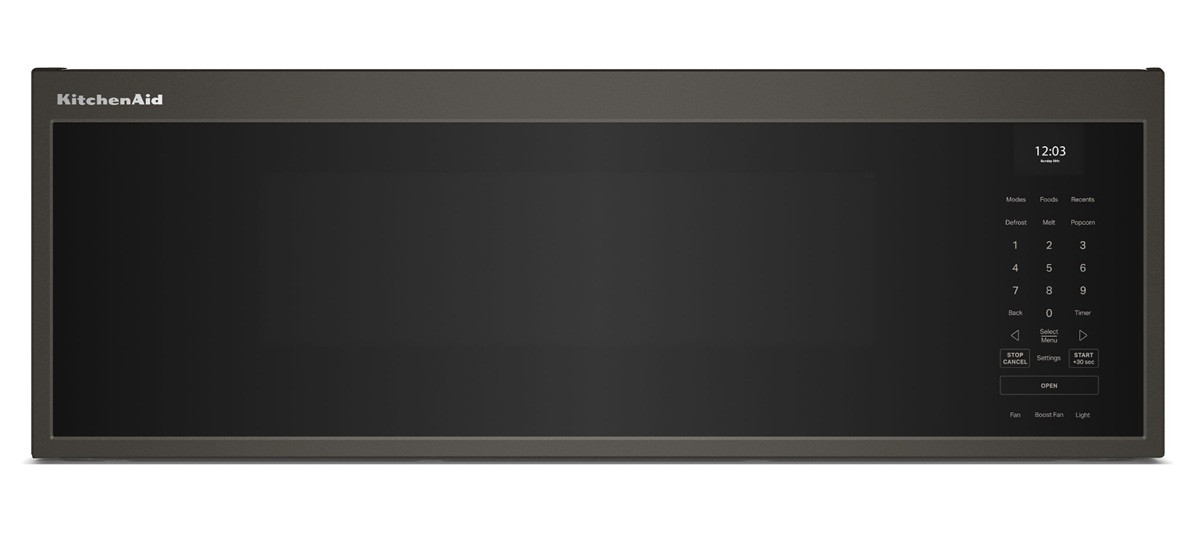 KitchenAid KMML550RBE 30" Over-the-Range Microwave Hood with Dual Fan Ventilation - 600 CFM - Black Ore