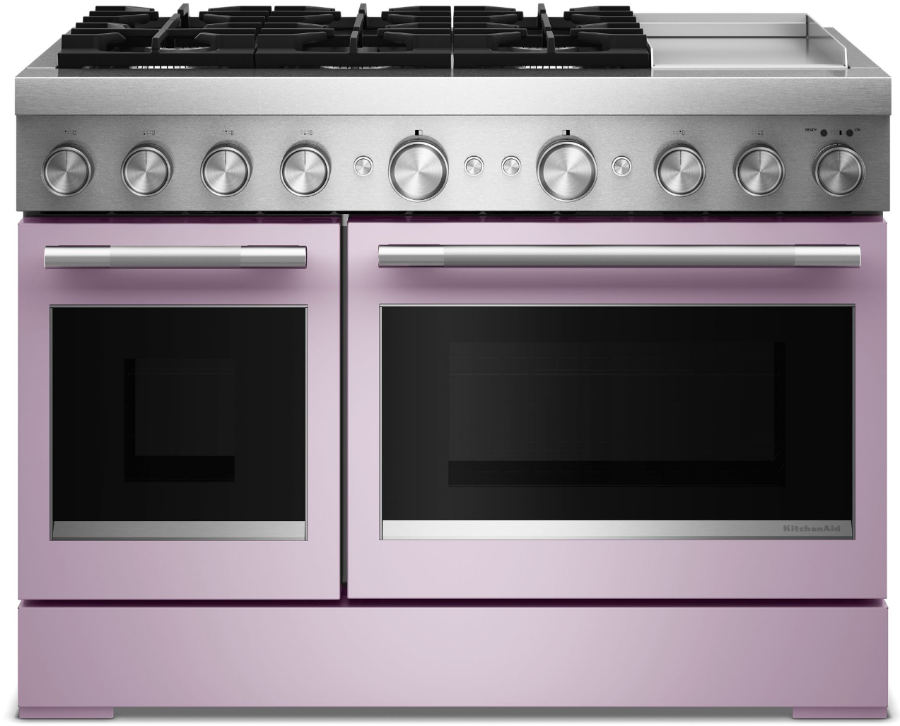 KitchenAid KFDD948SWF 48" Commercial-Style Dual Fuel Range with Griddle - Wildflower