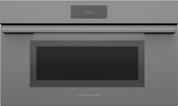 Fisher & Paykel OM30NMUG3 30" Series 9 Minimal Convection Speed Oven with Touchscreen - Gray