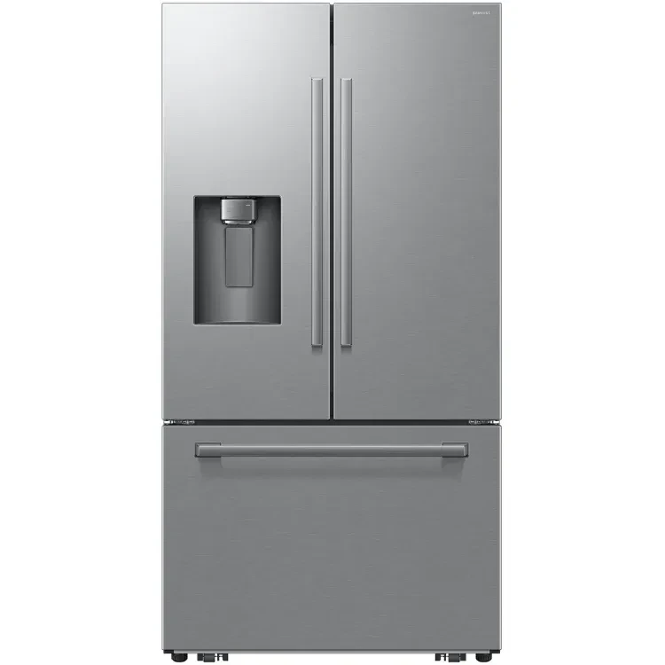 Samsung RF70H30GERAA 36" Bespoke AI 3-Door French Door Refrigerator Zero Clearance 29 cu. ft. - Fingerprint Resistant Stainless