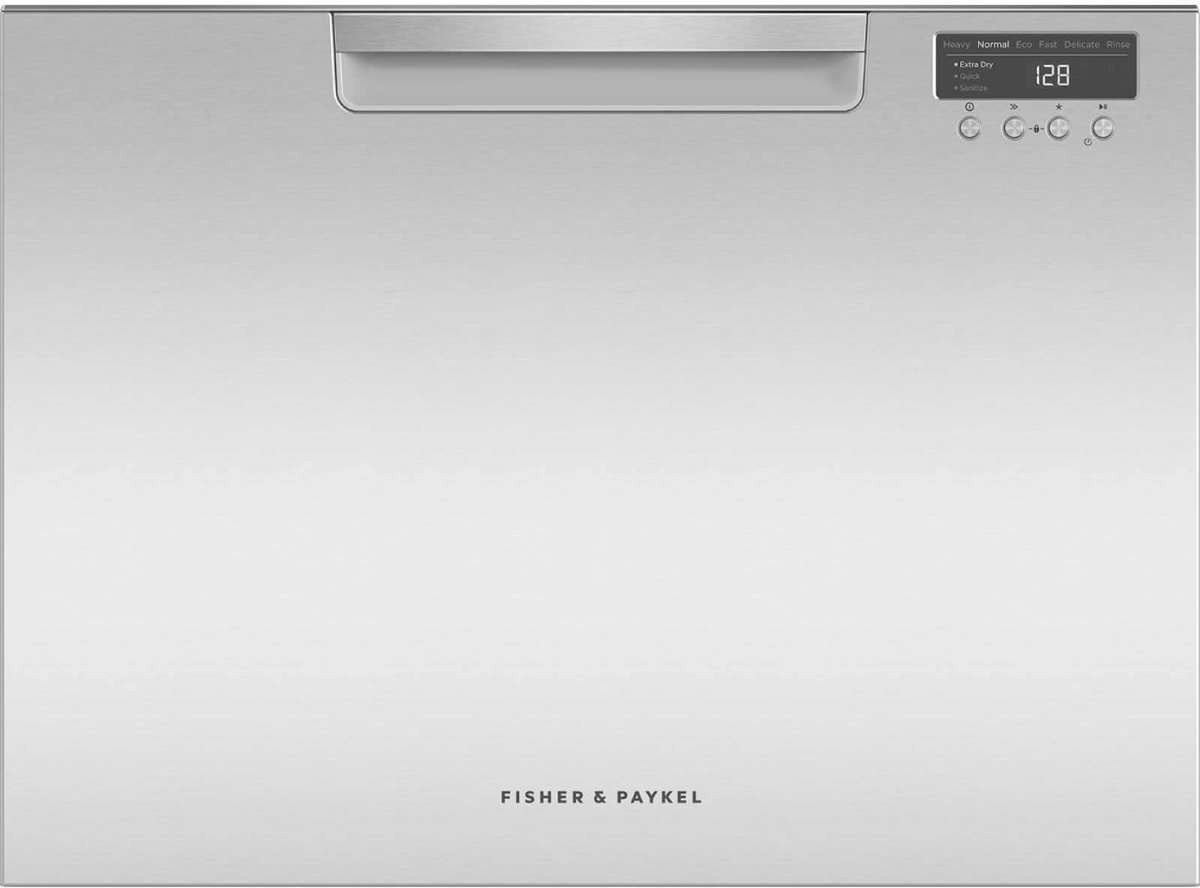 DD24SAX9N 24" Fisher & Paykel Full Console Single Drawer Dishwasher with Quick Wash and Cutlery