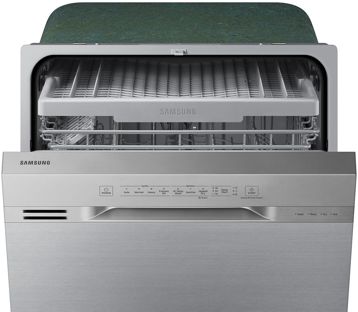 DW80N3030US Samsung 24" Front Control Dishwasher with 4 Wash Cycles and