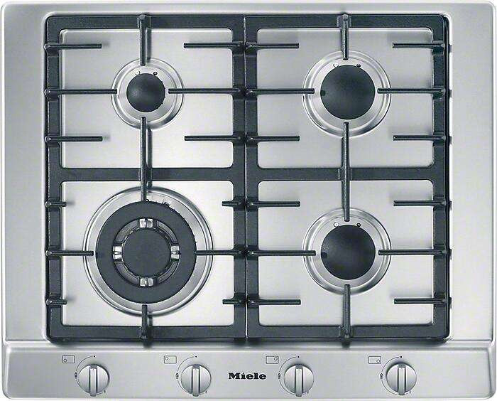 KM2355G Miele 36" FlushMounted Gas Cooktop Natural Gas Stainless Steel