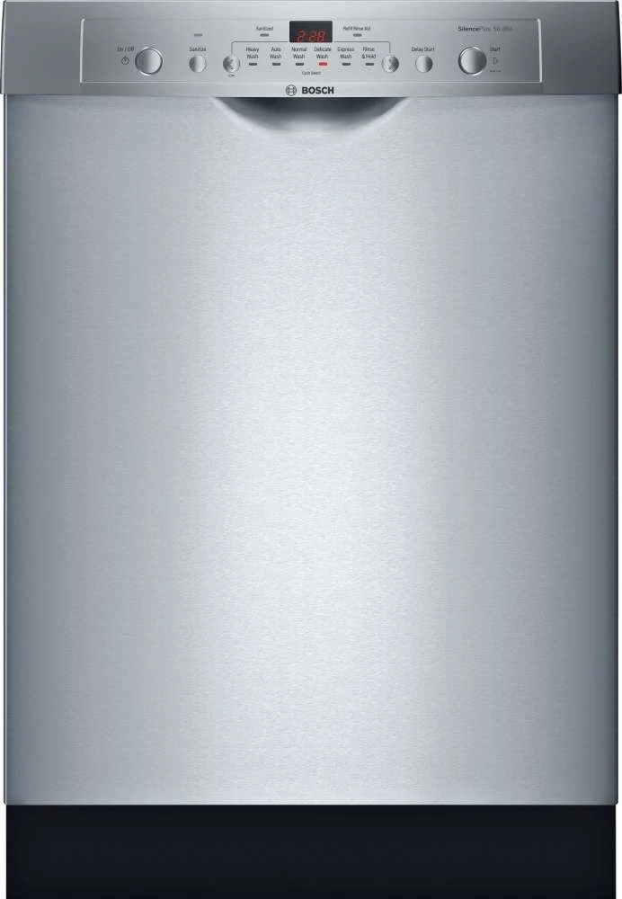 SHE3AR75UC Bosch Ascenta Series 24" Recessed Handle Dishwasher