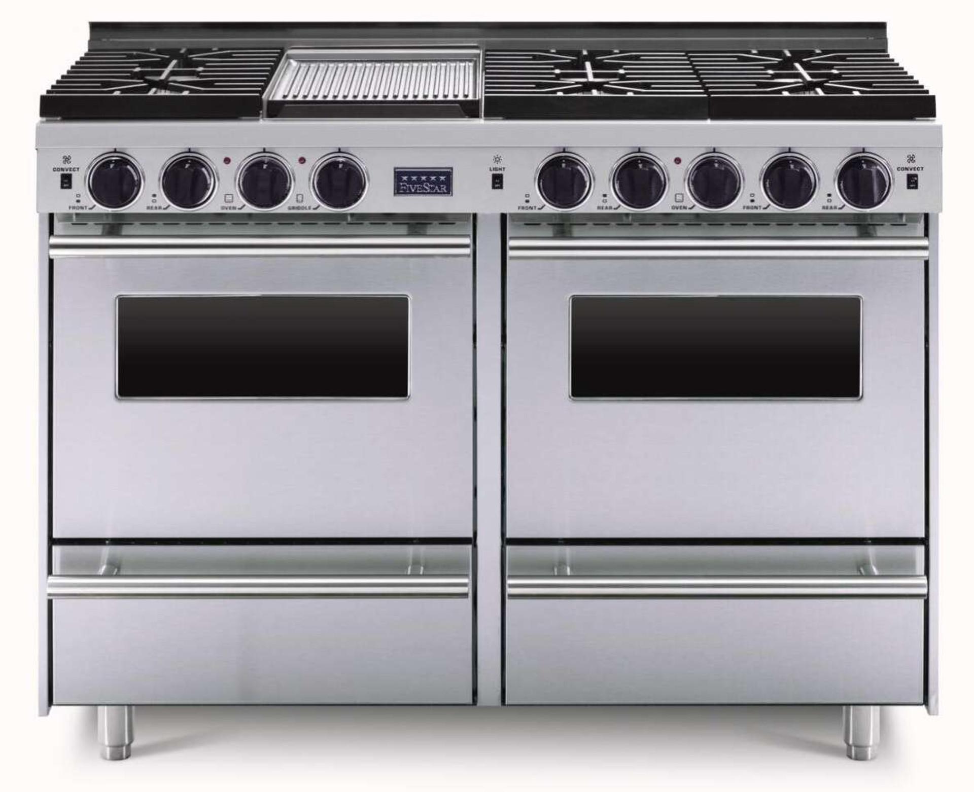 LRG4807U Thor Kitchen 48" Double Oven Gas Range with 6 Sealed Burners
