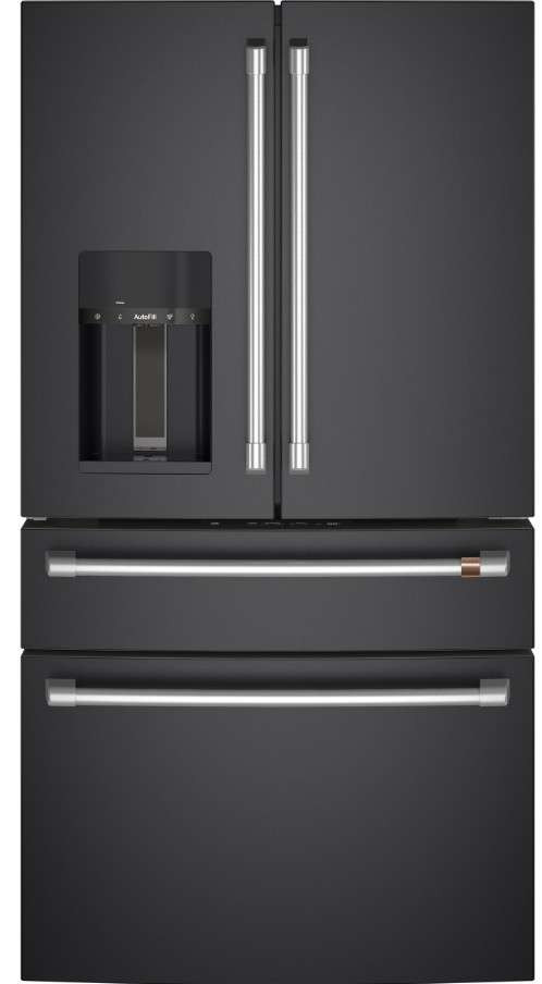 CVE28DP4NW2 Cafe 36" French Door Refrigerator with TwinChill Evaporators and Wifi White with