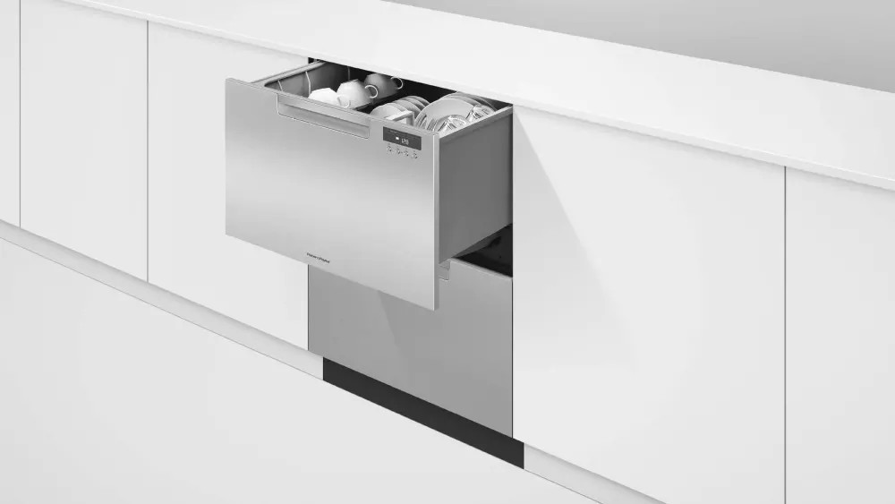 DD24DCTX9N Fisher & Paykel 24" Full Console Tall Double Drawer