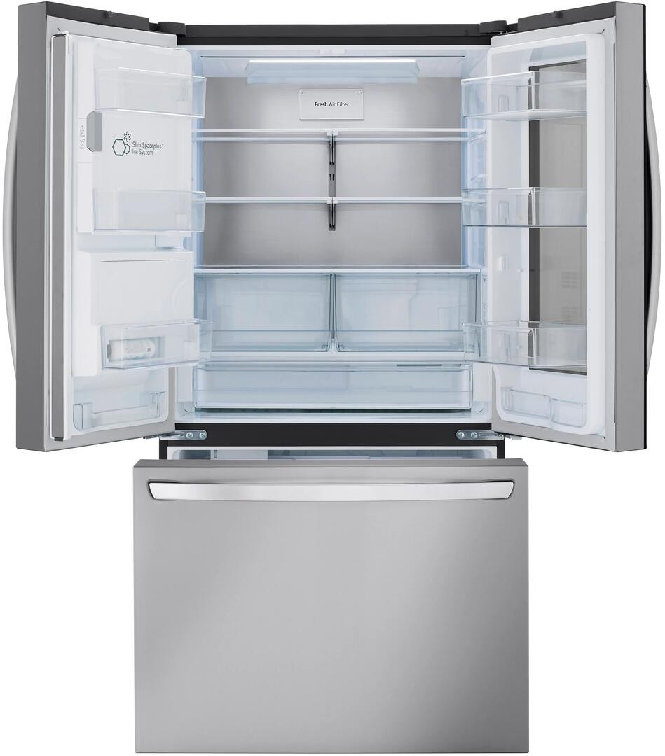 LG LRFOC2606S 36" 26 cu. ft. 3 Door Counter Depth French Door