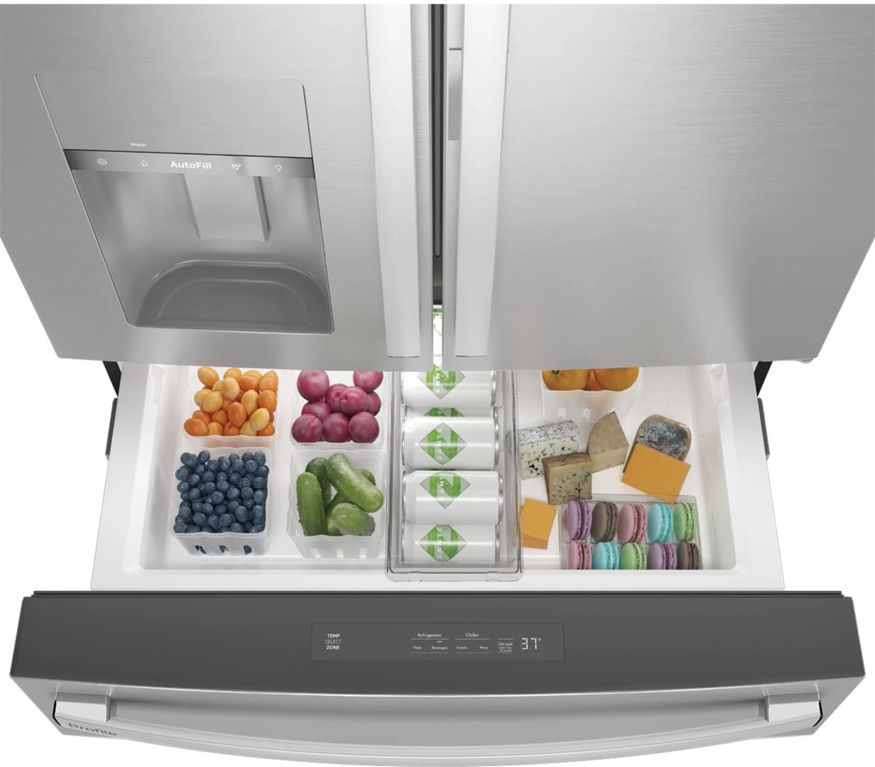 PVD28BYNFS GE Profile 36" Profile Series 27.6 Cu. Ft. 4 Door French