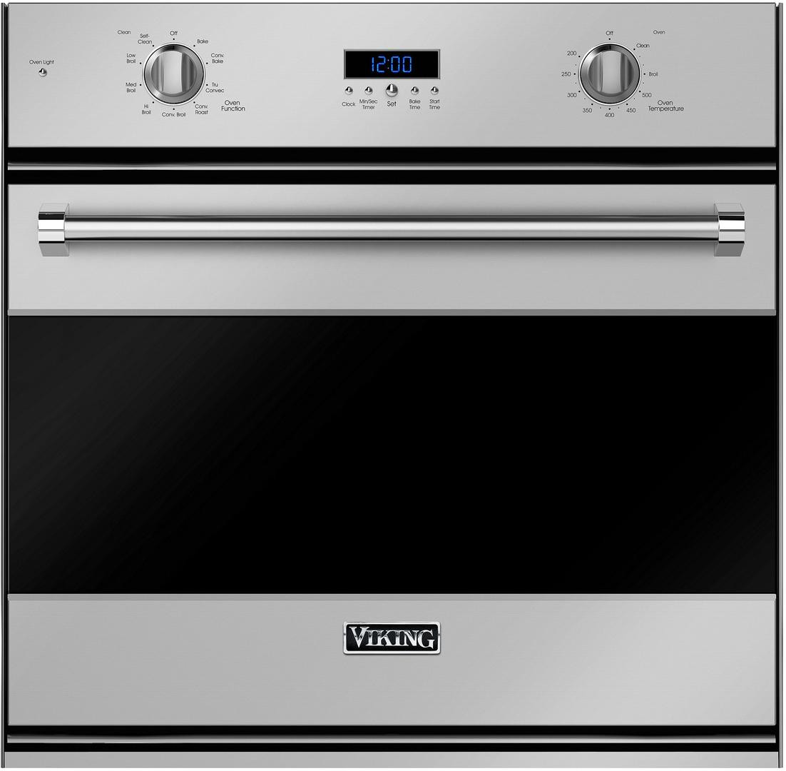 RVSOE330SS Viking 30" Single Convection Oven with Concealed Bake