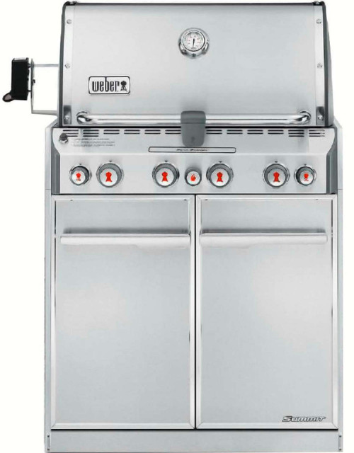 7160001 Weber Summit S-460 Outdoor Gas Grill - Liquid Propane - Stainless Steel