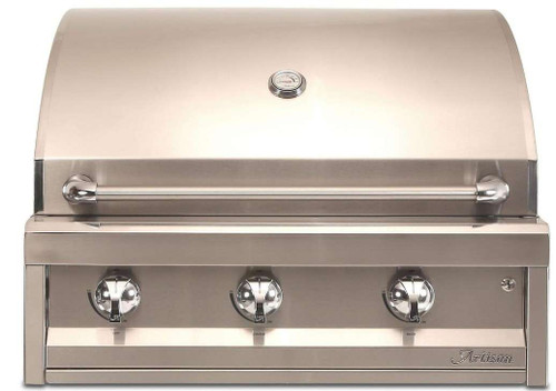 AAEP36LP Artisan 36" American Eagle Series Grill with 3 Stainless Steel U-Burners - Liquid Propane - Stainless Steel