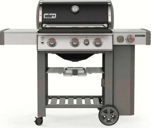 61012001 Weber Genesis II Series E-330 Outdoor Grill with Sear Station and Side Burner - Liquid Propane - Black