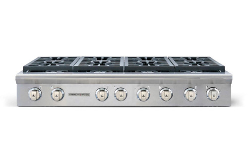 AROBSCT848N American Range 48" Gas Rangetop Performer with 8 Open Gas Burners - Natural Gas - Stainless Steel