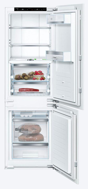 B09IB91NSP Bosch 24" 800 Series Wifi Enabled Built-In Counter Depth Refrigerator - Custom Panel