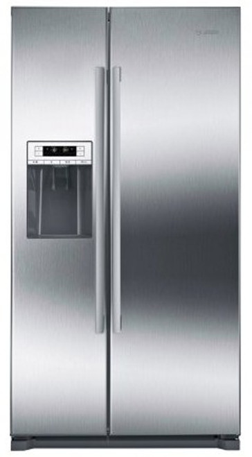 B20CS30SNS Bosch 36" 300 Series Counter Depth Side by Side Refrigerator with LED Lighting and MultiAirFlow System - Anti Fingerprint Stainless Steel