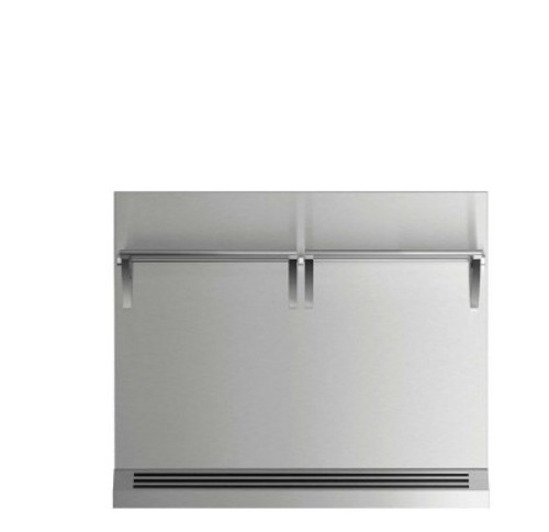 BGRV23036H Fisher & Paykel 36" Range Backguard with Combustible Wall - Stainless Steel