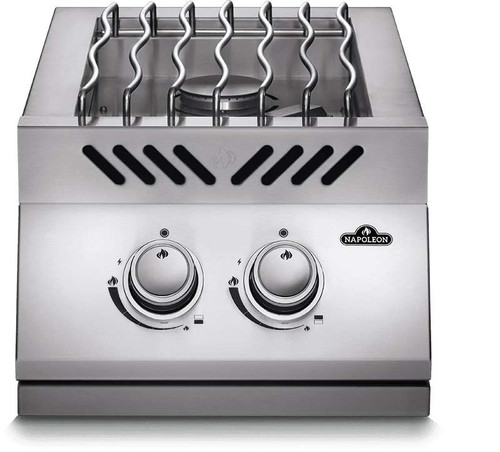BI12RTPSS Napoleon 12" Built-in 500 Series Inline Dual Range Top Burner - Liquid Propane - Stainless Steel