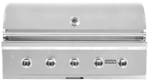 C2C42NG Coyote 42" C Series Outdoor Grill with Five High Performance Coyote Infinity Burners - Natural Gas - Stainless Steel