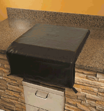 CCLSB2PC Lynx Custom Cover for Double Sideburner with Prep Center