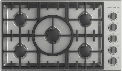 CDV3365HN Fisher & Paykel 36" Professional Drop-in Cooktop with 5 Burners - Natural Gas - Stainless Steel