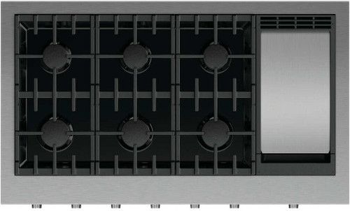 CPV3486GDL Fisher & Paykel 48" Professional 9 Series Rangetop with 6 Burners and Griddle - Liquid Propane - Stainless Steel