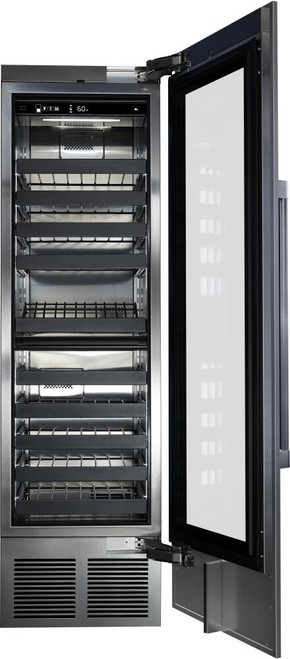 CR24D14R Perlick 24" Built-In Dual Zone Wine Column with Touch-Screen Controls - Right Hinge - Custom Panel