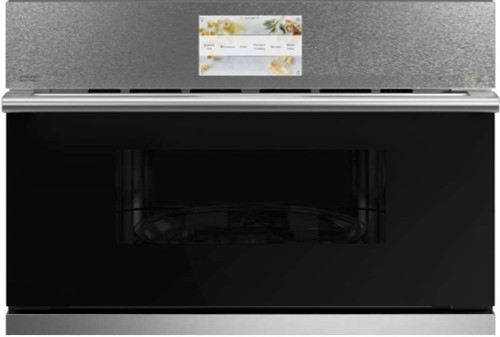 CSB913M2NS5 Cafe 30" Five In One Single Wall Oven Microwave Combo with 20 Reheat Programs and Advantium Technology - Platinum