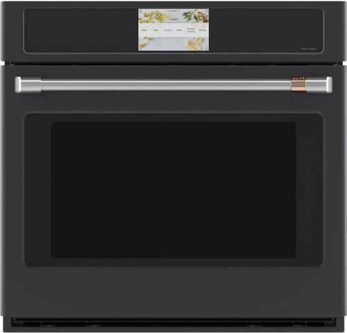 CTS90DP3ND1 Cafe 30" Professional Series Smart Built In Convection Single Wall Oven - Matte Black with Brushed Stainless Steel Handle