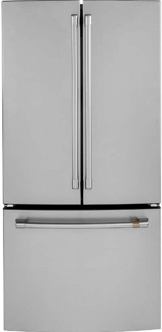 CWE19SP2NS1 Cafe 33" Counter Depth French Door Refrigerator with Internal Water Dispenser - Stainless Steel with Brushed Stainless Steel Handles