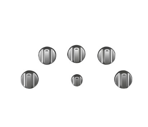 CXCE1HKPMSS Cafe Electric Cooktop Knobs - Stainless Steel