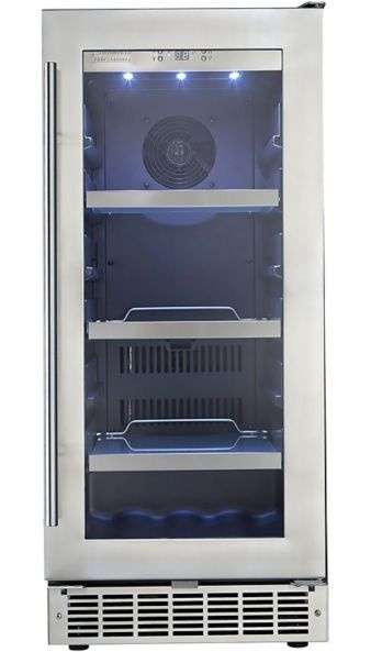 DBC031D4BSSPR Danby Silhouette Professional Piedmont 15" Single Zone Beverage Center - Stainless Steel