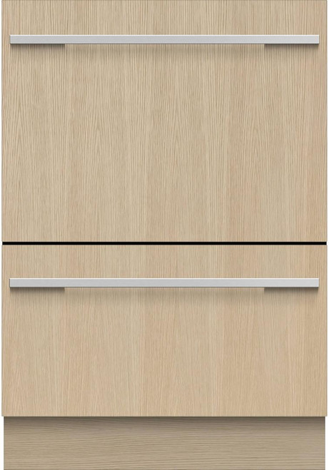 DD24DTi9N Fisher & Paykel 24" Panel Ready DishDrawer Tall Double Dishwasher with Smart Drive and Nine Wash Options - Custom Panel