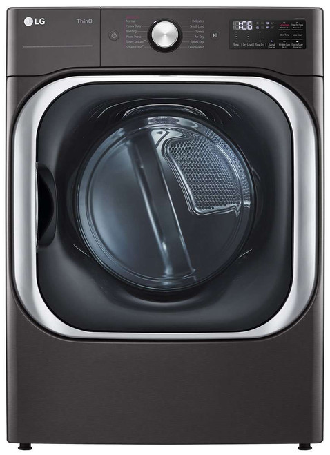 DLEX8900B LG 29" 9.0 cu. ft. Front Load Electric Dryer - Black Steel