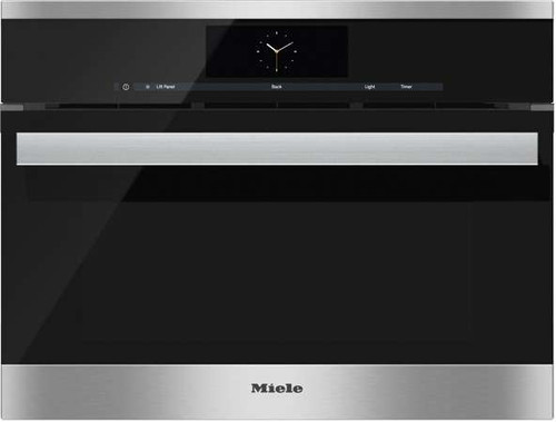 DGC68051CTS Miele Combi-Steam Single 24" Wide Plumbed Oven with MutliSteam Technology - Stainless Steel