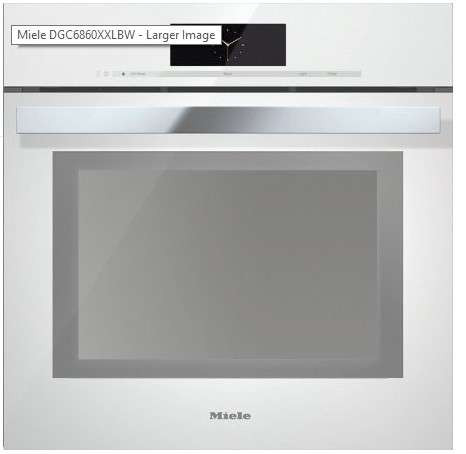 DGC6865XXLBW Miele 24" Steam Combination Oven with Motorized Control Panel and XXL Cavity - Brilliant White