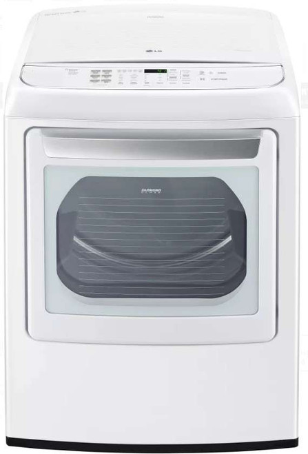 DLGY1902WE LG 7.3 cu.ft. Ultra Large Capacity High Efficiency Gas Dryer with EasyLoad and Sensor Dry - White