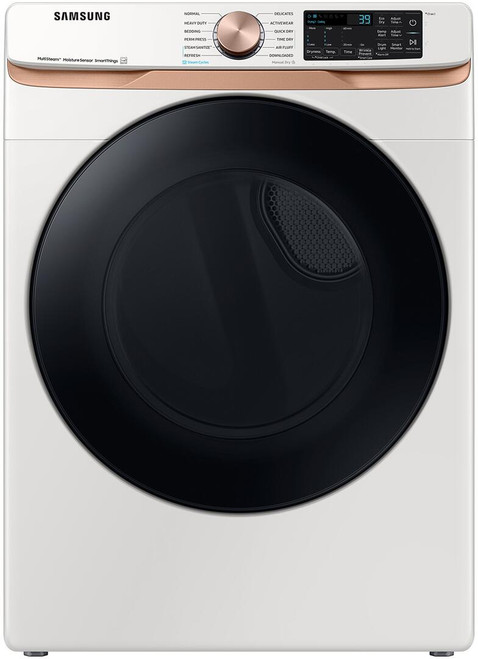 DVE50BG8300E Samsung 27" 7.5 cu. ft. Smart Electric Dryer with Steam Sanitize+ and Sensor Dry - Ivory