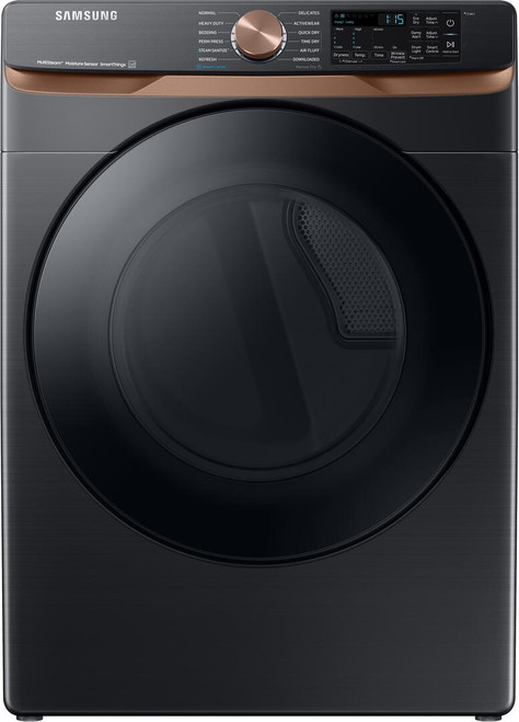 DVE50BG8300V Samsung 27" 7.5 cu. ft. Smart Electric Dryer with Steam Sanitize+ and Sensor Dry - Brushed Black