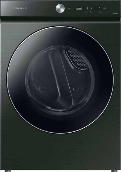 DVE53BB8900G Samsung 27" Bespoke 7.6 cu. ft. Ultra Capacity Electric Dryer with AI Optimal Dry and Super Speed Dry - Forest Green