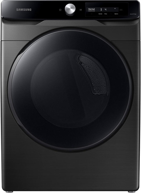 DVE45A6400V Samsung 27" 7.5 cu ft Electric Dryer Samsung 27" with Smart Dial and Super Speed Dry - Brushed Black