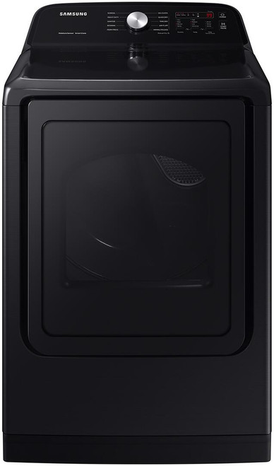 DVG50B5100V Samsung 27" 7.4 cu. ft. Gas Dryer with Sensor Dry - Brushed Black