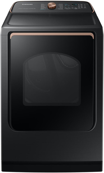 DVG55A7700V Samsung 27" Smart 7.4 cu. ft. Gas Dryer with Steam Sanitize - Brushed Black