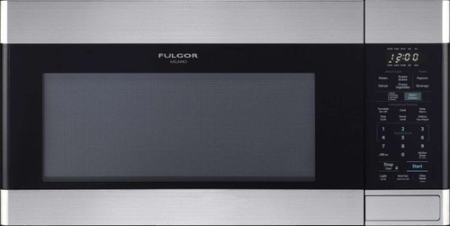 F4OTR30S1 Fulgor Milano 30" Over The Range Microwave with 10 Power Levels and LED Lighting - Stainless Steel