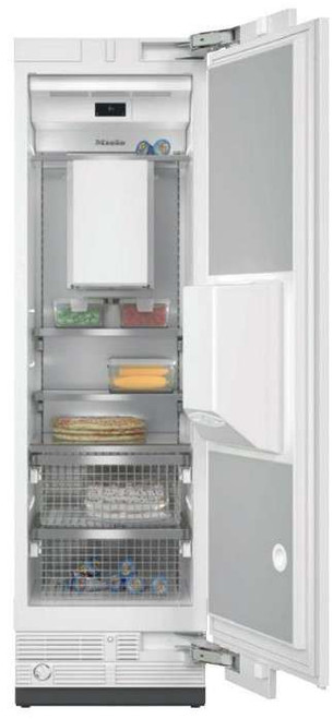 F2661VI Miele 24" MasterCool II Series Smart Built In Counter Depth Freezer Column with Ice Maker and Ice/Water Dispenser - Right Hinge - Custom Panel