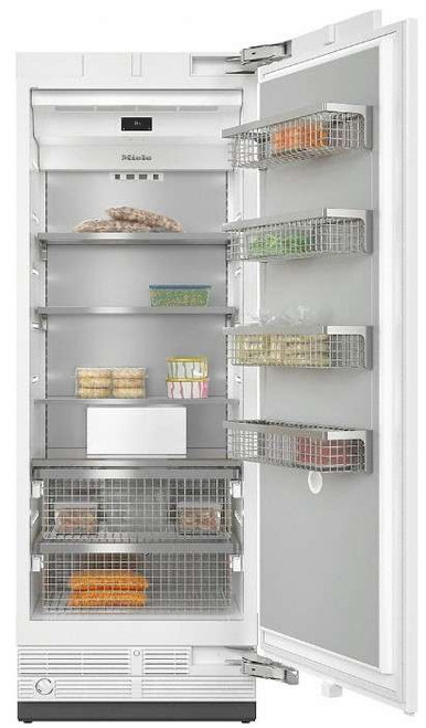 F2801VI Miele 30" MasterCool II Series Smart Built In Counter Depth Freezer Column with Ice Maker - Right Hinge - Custom Panel