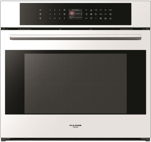 F7SP30W1 Fulgor 30" 700 Series Built-In Single Electric Touch Control Wall Oven with Dual True Convection - White