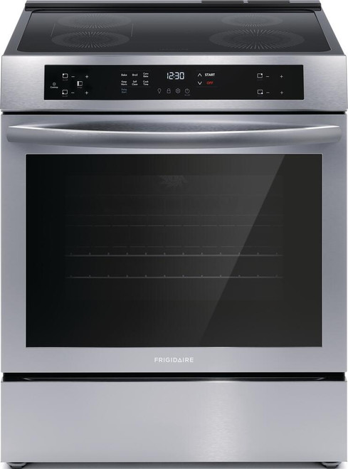 FCFI3083AS Frigidaire 30" Freestanding Electric Induction Range with 4 Cooking Elements - Stainless Steel
