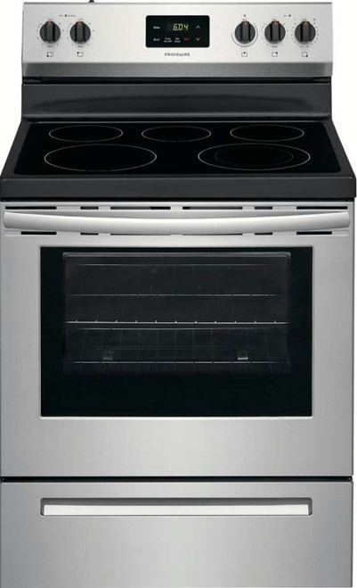 FCRE3052AS Frigidaire 30" Freestanding Electric Range with Quick Boil and Store-More Storage Drawers - Stainless Steel