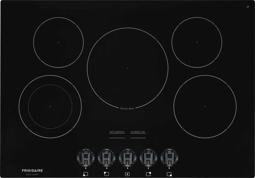 FGEC3068UB Frigidaire Gallery 30" Radiant Electric Cooktop with Ceramic Glass and Space Wise - Black